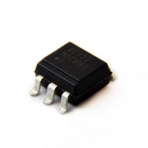 MOC3063, Triac & SCR Output Optocoupler, SMD-6 Gull Wing