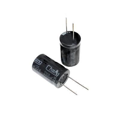 3300UF/25V-16X25-105C-BLACK