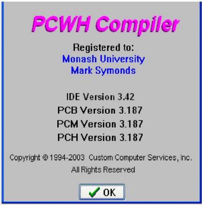 CCS C COMPILER V3.200