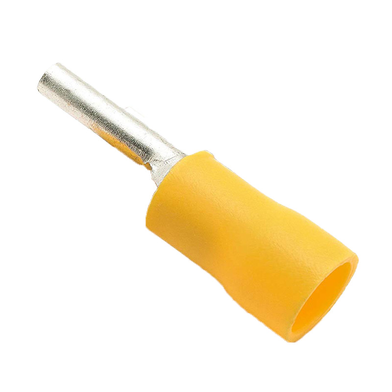 سرسیم سوزنی روکش دار زرد مدل PTV 5.5-13 بسته 100 تایی
