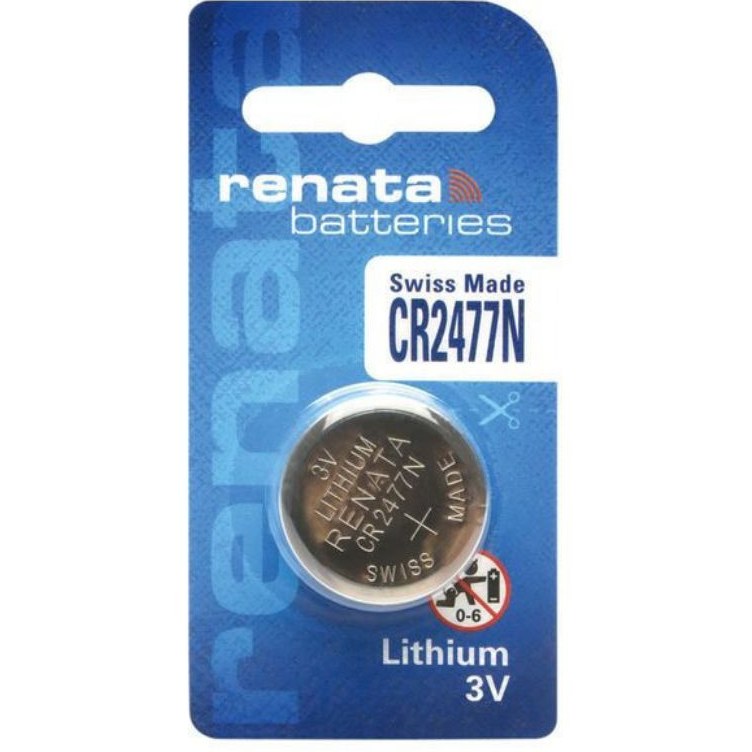 باتری سکه ای 3 ولت CR2477 مارک رناتا Renata کارت تکی