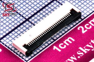 FPC connector 0.5MM-30P-Under the flip (cover)