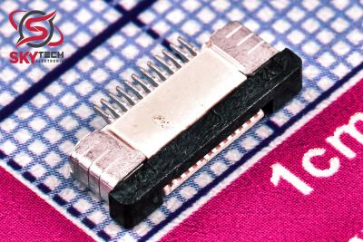 FPC connector 0.5MM-12P-Pull up-TOP CONTACT