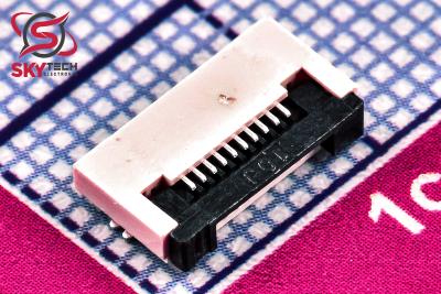 FPC CONNECTOR 0.5MM/10P/UNDER THE FLIP (COVER)