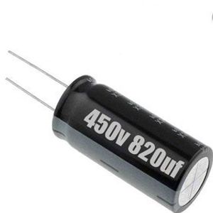 خازن 820 میکرو فاراد 450 ولت الکترولیت