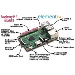 رزبری پای element14 Raspberry pi 3