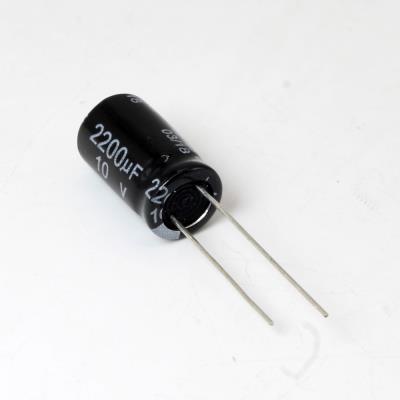 2200UF/10V-10X17-105C-BLACK