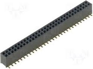 PIN HEADER 2*40 FEMALE 2.54MM SMD