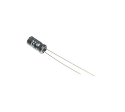 22UF/25V-4X7-105C-BLACK