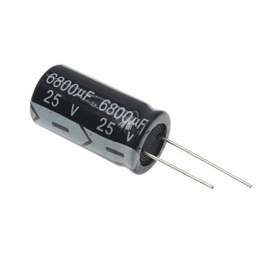 6800UF/25V-16X30-105C-BLACK