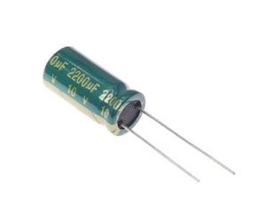 2200UF/10V-10X20-105C-GREEN