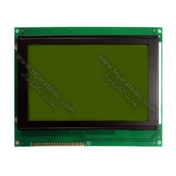 LCD 128*240 ال سی دی گرافیکی سبز