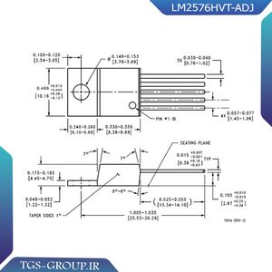 آی سی سوئیچینگ LM2576HVT-ADJ