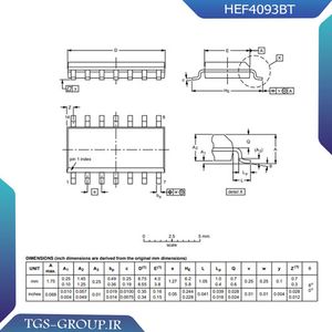 آی سی HEF4093BT