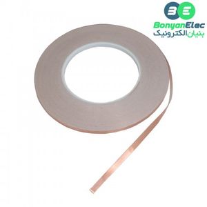 نوار چسب رسانا ساخته شده از مس مقاوم در برابر حرارت عرض 5mm