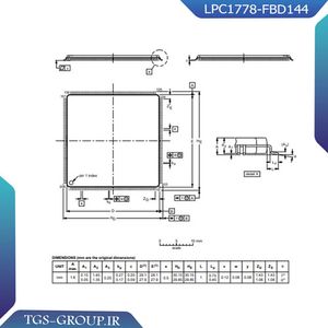 میکروکنترلر LPC1778-FBD144