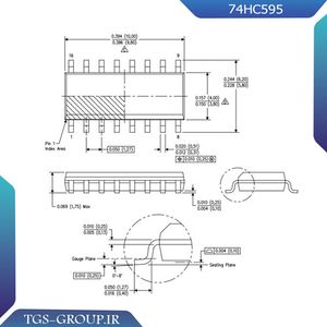 آی سی 74HC595