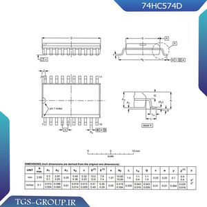 آی سی 74HC574d