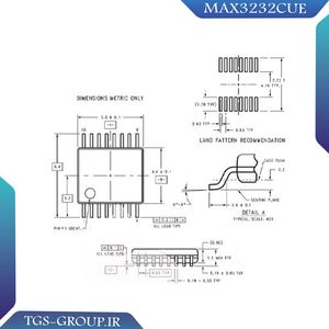 آی سی MAX3232CUE