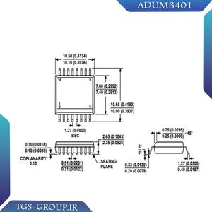 ایزولاتور دیجیتال ADUM3401