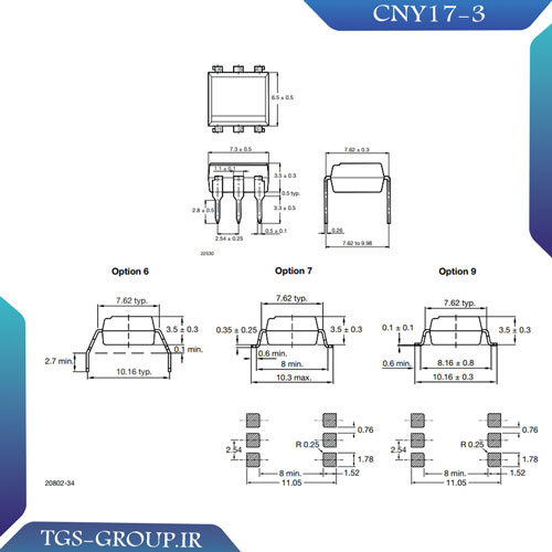 اپتوکوپلر CNY17-3