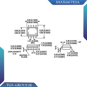 رگولاتور خطی MAX667ESA