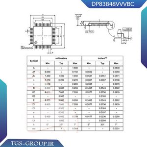 آی سی DP83848VVVBC