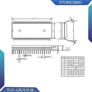 میکروکنترلر STC89C58RD