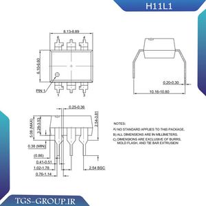 اپتوکوپلر H11L1