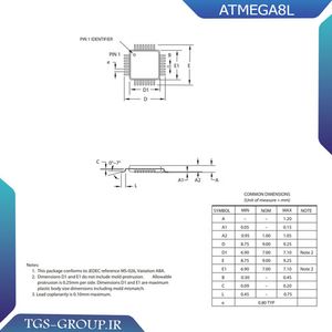 میکروکنترلر ATMEGA8L