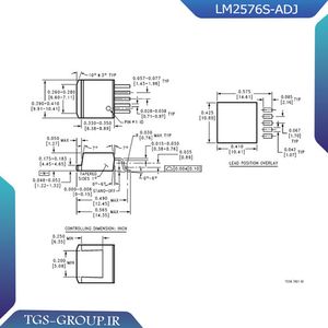 آی سی LM2576S-ADJ