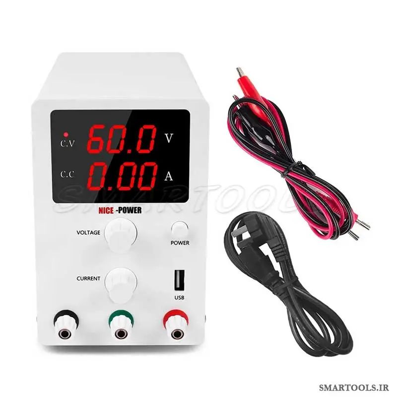 منبع تغذیه  سوئیچینگ 60 ولت 5 آمپر نایس پاور NICE POWER R-SPS605