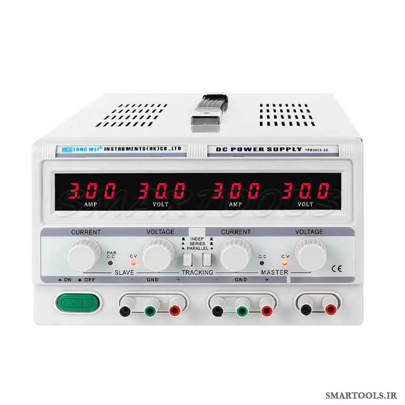 منبع تغذیه ترانسی دوبل 30 ولت 3 آمپر نایس پاور NICE POWER TPR3003-2D - اسمارت تولز