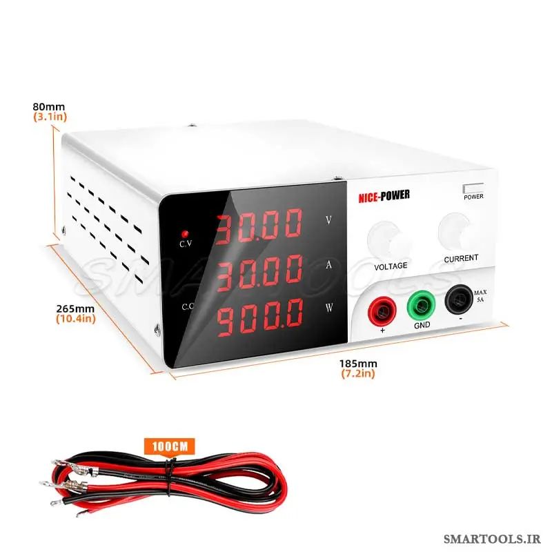 قیمت منبع تغذیه سوئیچینگ 30 ولت 30 آمپر نایس پاور NICE POWER R-SPS3030 - اسمارت تولز