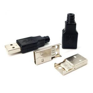 USB male Type A سرسیمی