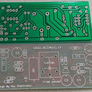 برد pcb خام محافظ اتصال کوتاه انواع پاور آمپلی فایر با فیبر درجه 1 فایبرگلاس