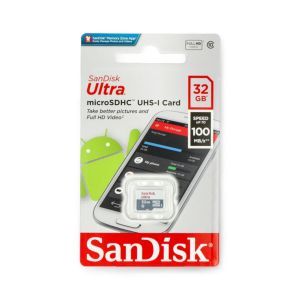 کارت حافظه میکرو اس دی 32 گیگ کلاس 10 برند SanDisk سرعت 120MB/s