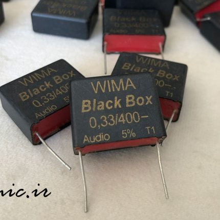 خازن 330 نانو فاراد 400 ولت WIMA Black Box های گرید صوتی