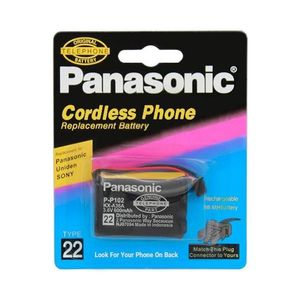 باتری تلفن بی سیم مارک پاناسونیک Panasonic مدل P-P102