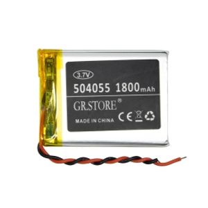 باتری لیتیوم پلیمر 3.7v ظرفیت 1800mAh مارک GR.STORE کد 504055