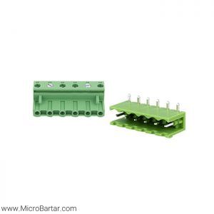 Terminal Block Connector KF2EDG(R)-X-7.62mm-6P Right M&F