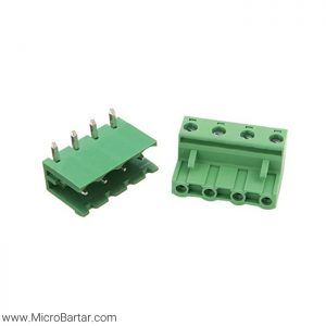 Terminal Block Connector KF2EDG(R)-X-7.62mm-4P Right M&F