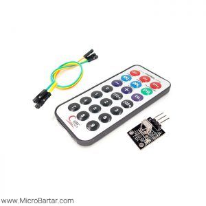 ماژول فرستنده گیرنده IR با ریموت کنترل مادون قرمز Transmitter