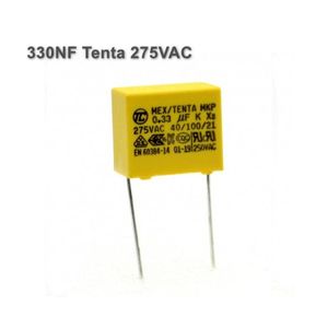 بسته 10 عددی خازن MKT 330NF برند Tenta ولتاژ 275V AC