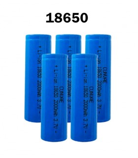 بسته 5 عددی باتری لیتیومی 18650 LI-Ion 2200