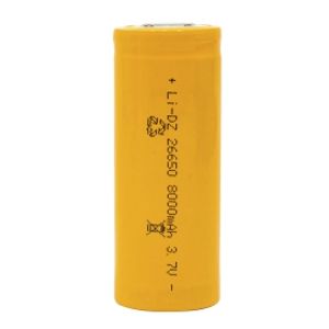 باتری لیتیوم یون 3.7v سایز 26650 8000mAh