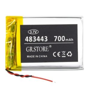 باتری لیتیوم پلیمر 3.7v ظرفیت 700mAh مارک GR.STORE کد 483443