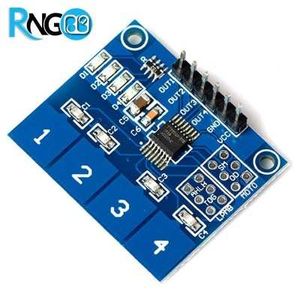 ماژول کی پد 1x4 تاچ لمسی خازنی TTP224