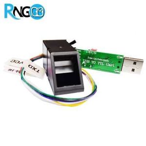 ماژول اثر انگشت AS608 همراه با مبدل USB به سریال