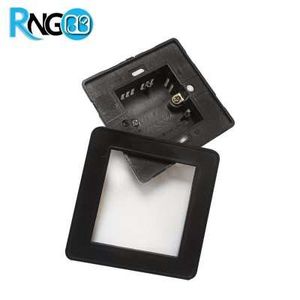 قاب کلید لمسی MBS18i خام (بدنه+فریم+چنگک فلزی) رنگ مشکی